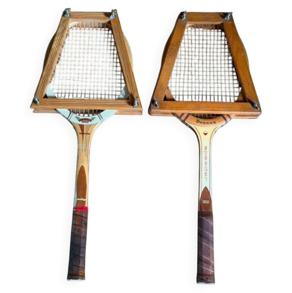 Paire de raquettes tennis 1960