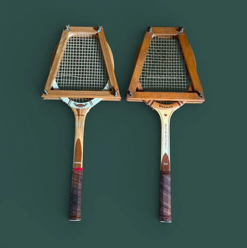 Paire de raquettes tennis 1960