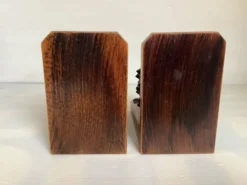 Paire de serre livres boules en bois