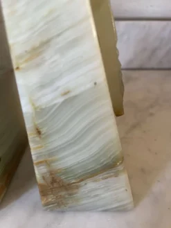 paire de serre-livres en onyx Art déco