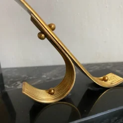 Paire de serre livres modernistes Gold Starry