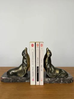 Paire de serre-livres « Otarie » Art Déco