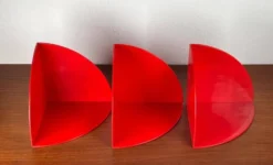 Paire de serre-livres Space Age modèle 4909 par Giotto Stoppino pour Kartell, Italie 1960