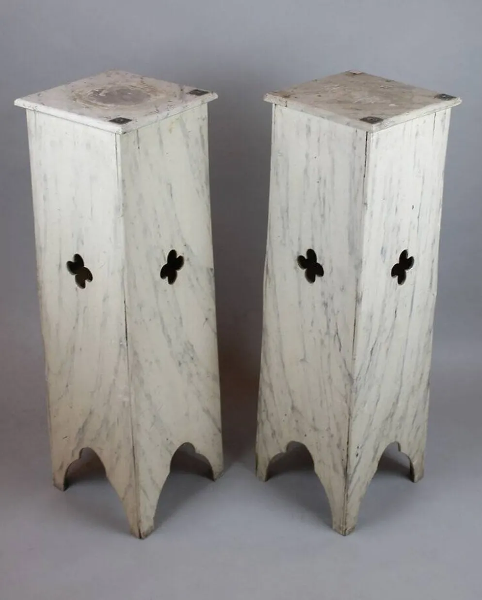 Paire de socles en bois - Circa 1900