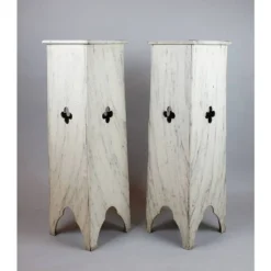 Paire de socles en bois - Circa 1900