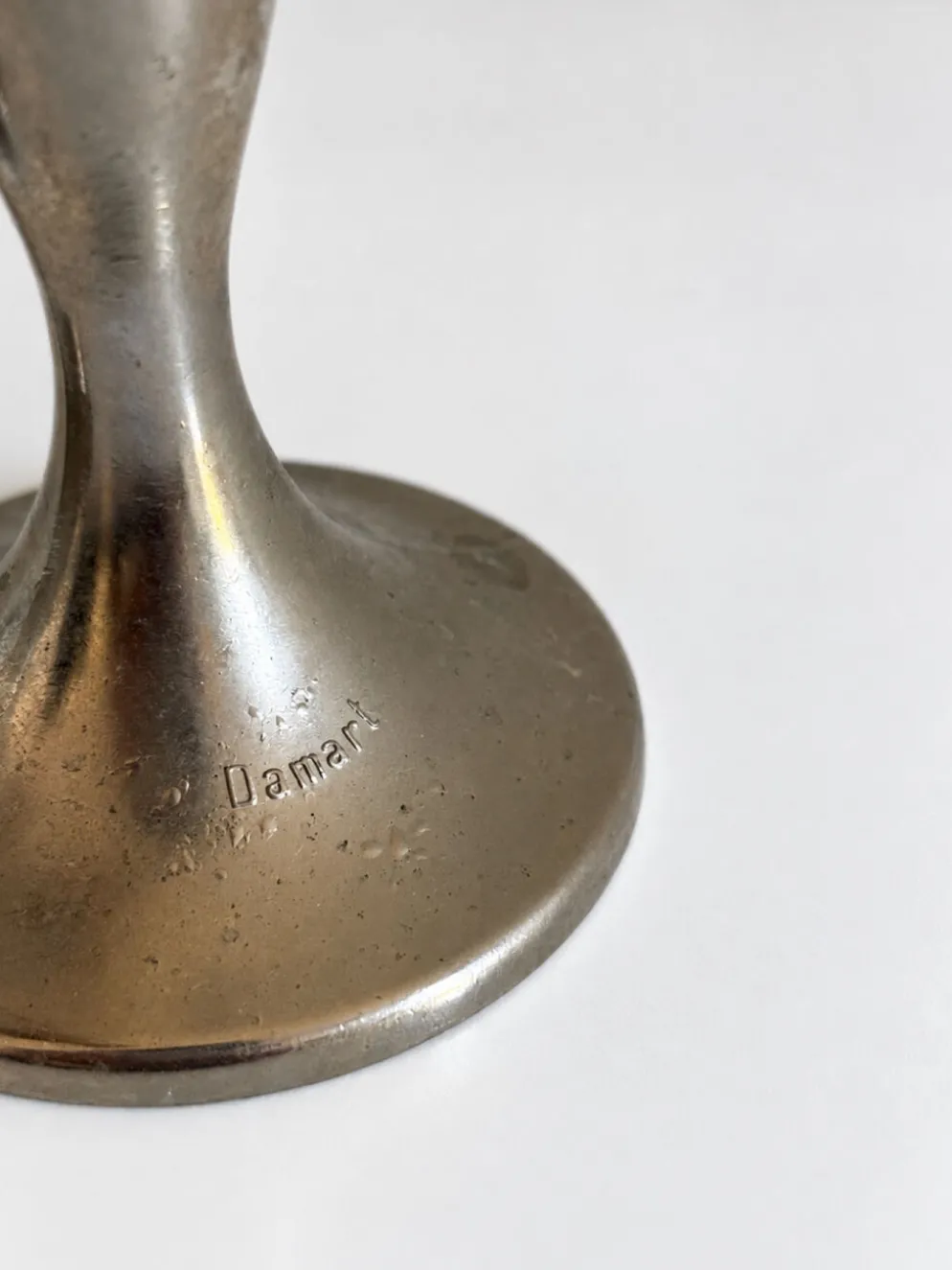 Paire de soliflores/ bougeoirs vintage Damart