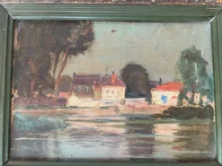 Paire de tableaux anciens