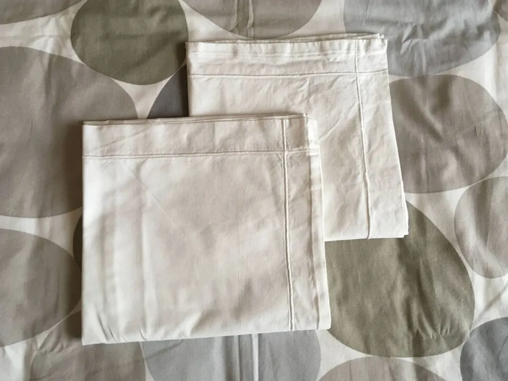 Paire de taies d'oreiller de trousseau