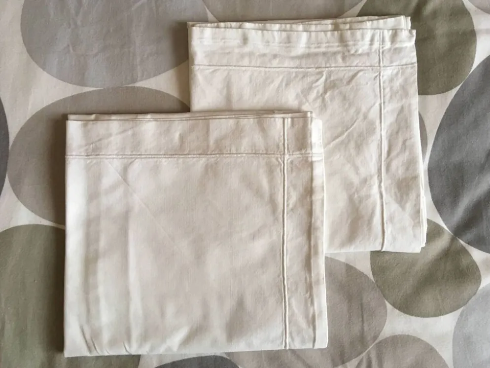Paire de taies d'oreiller de trousseau