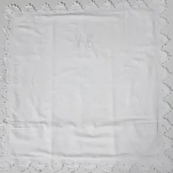 paire de taies d'oreiller monogrammées VE