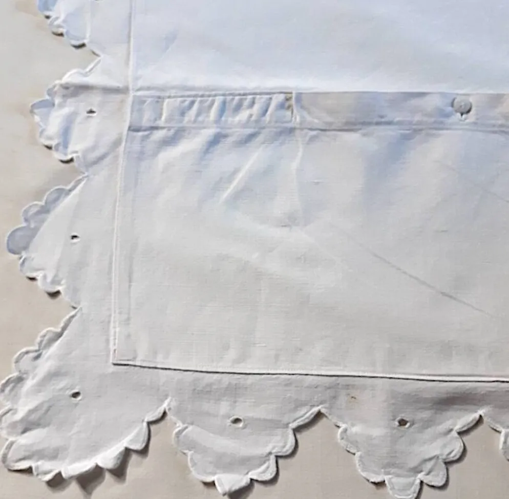 paire de taies d'oreiller monogrammées VE