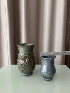 Paire de vases en céramique belge – Faits à la main