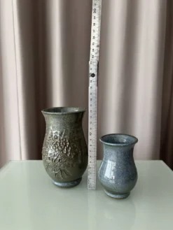 Paire de vases en céramique belge – Faits à la main