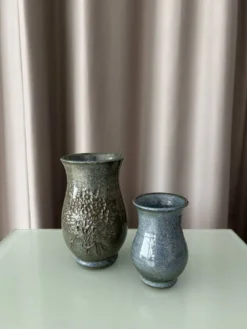 Paire de vases en céramique belge – Faits à la main
