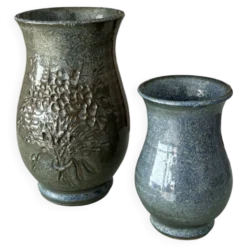 Paire de vases en céramique belge – Faits à la main
