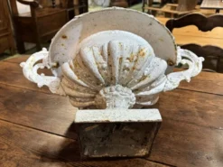 Paire de vases médicis en fonte XIXème