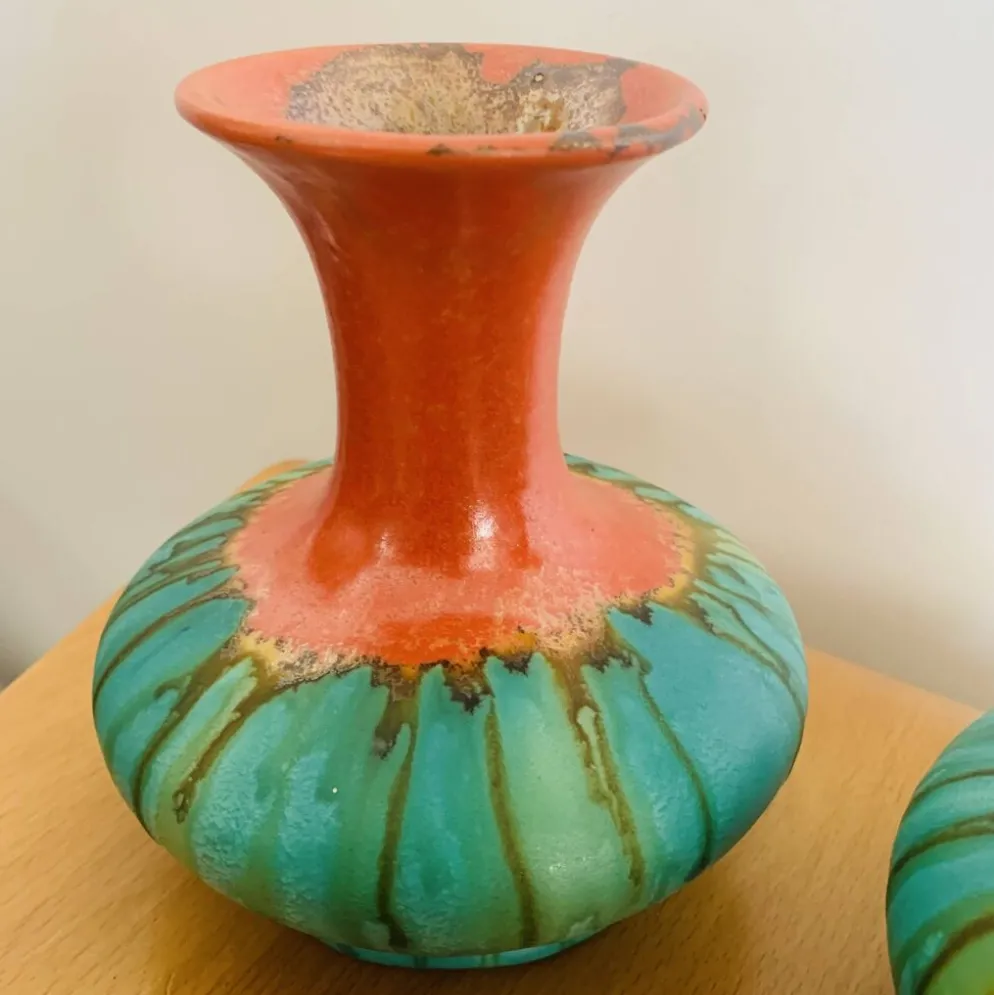 Paire de vases vintage West Germany