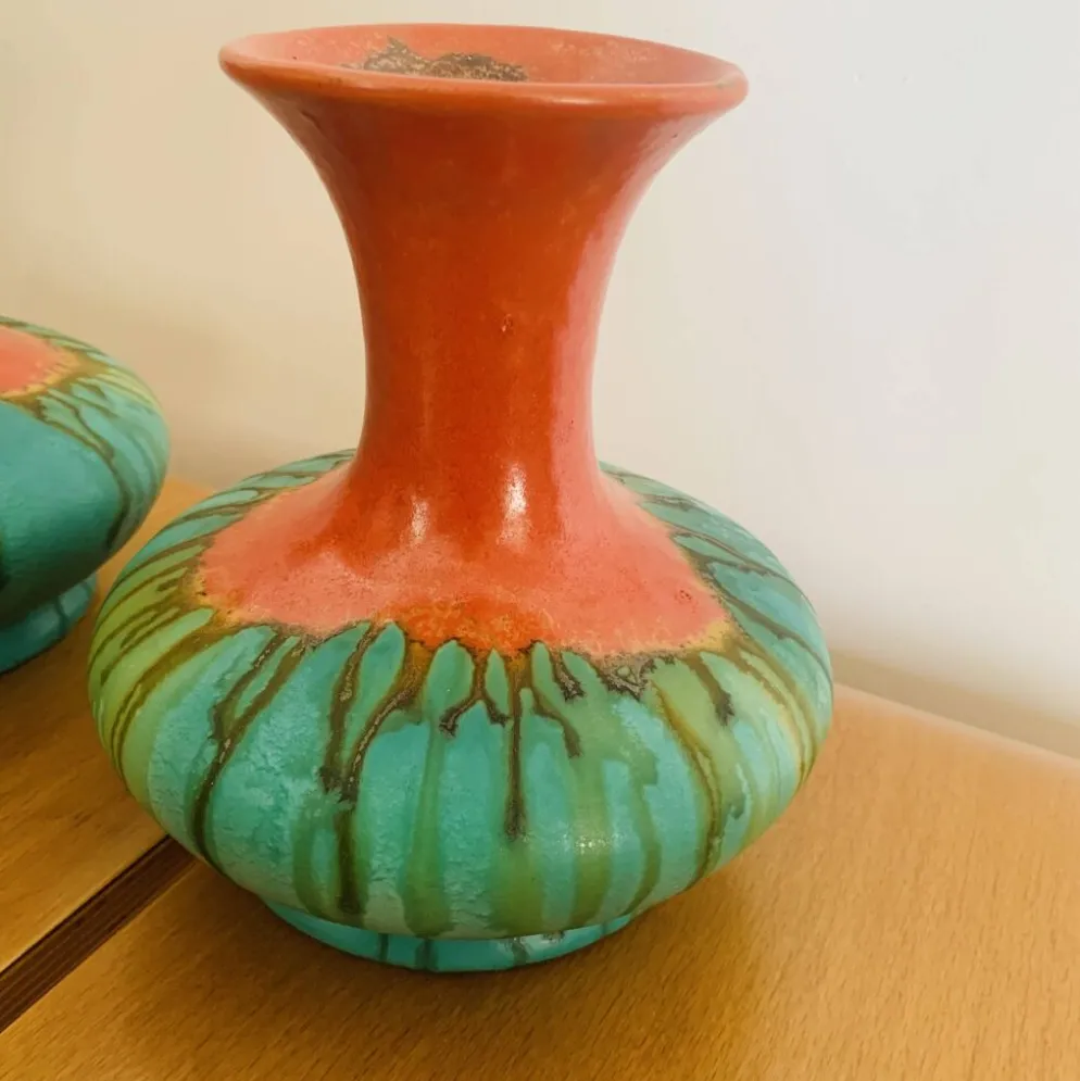 Paire de vases vintage West Germany