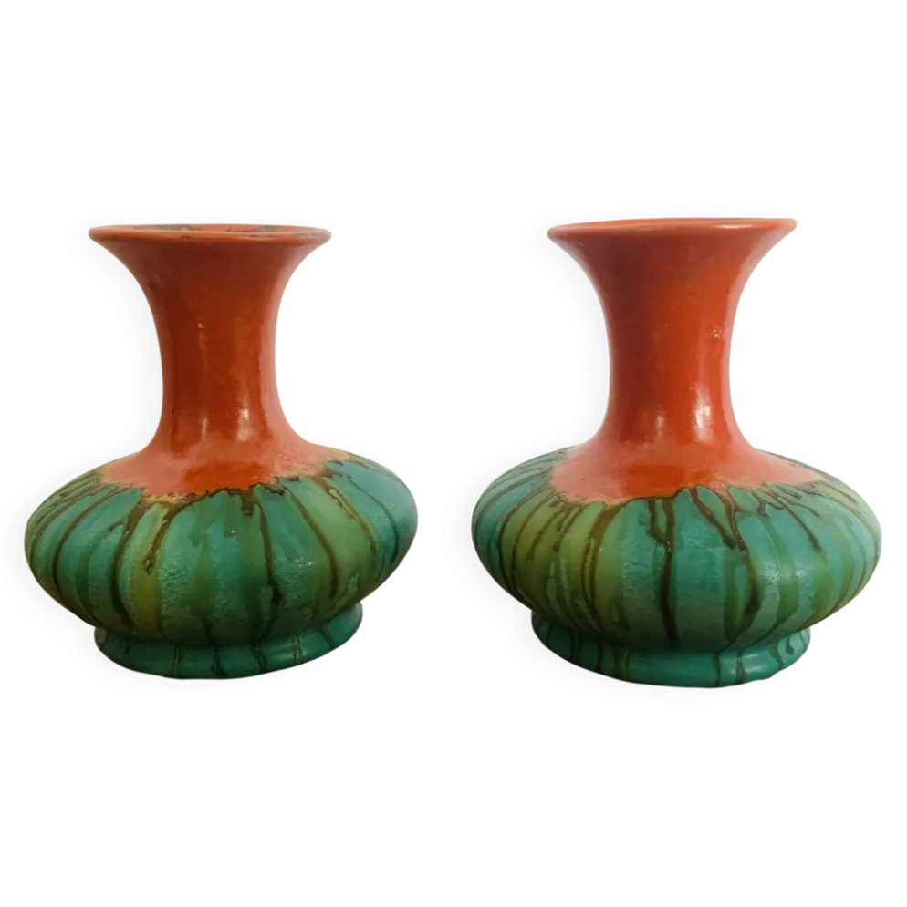 Paire de vases vintage West Germany