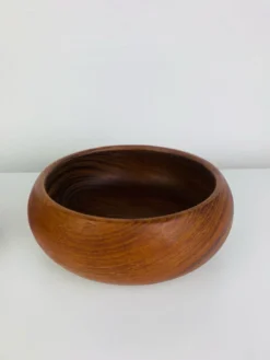 Paire de vide poches scandinaves en teck, années 60