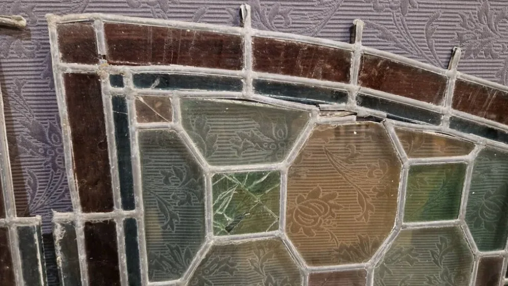 Paire de vitraux