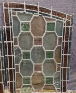 Paire de vitraux
