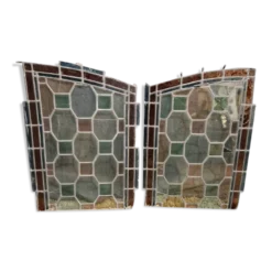 Paire de vitraux