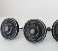 Paire poignée de style victorien en aluminium massif
