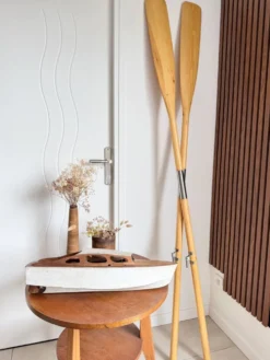 Paires de pagaies en bois