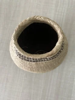 Panier Africain Binga (Tonga) tissé à la main