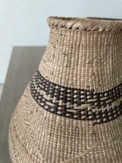 Panier Africain Binga (Tonga) tissé à la main