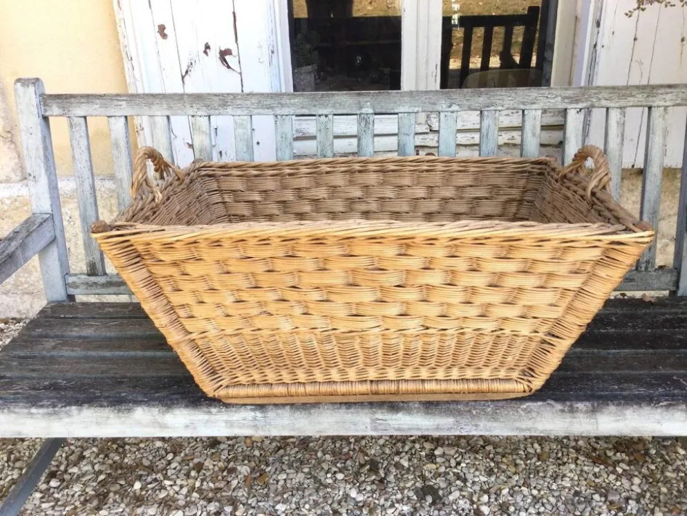Panier ancien avec 2 anses