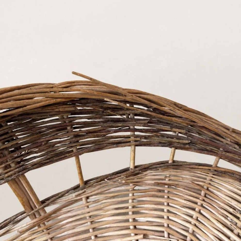 Panier à bûches en osier