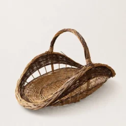 Panier à bûches en osier
