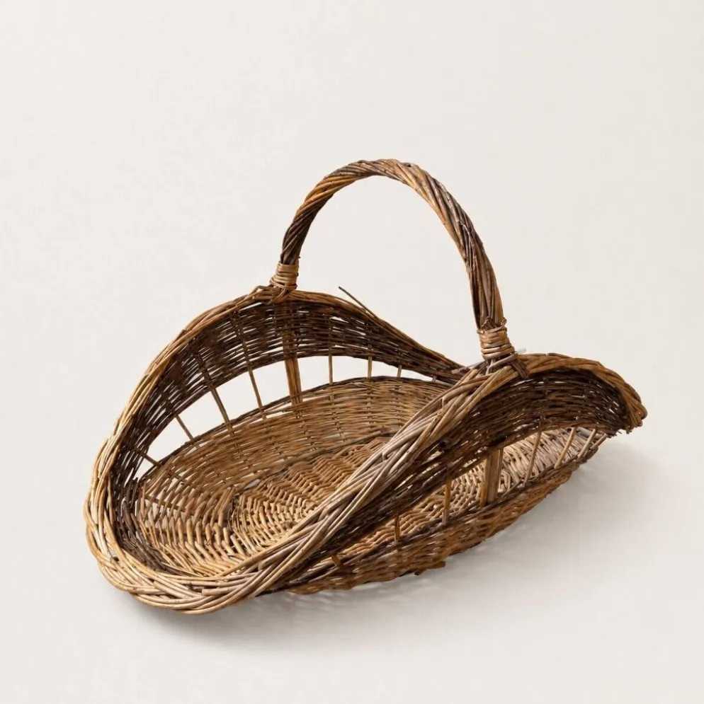 Panier à bûches en osier