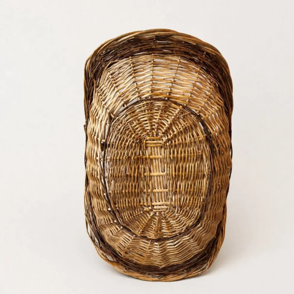 Panier à bûches en osier
