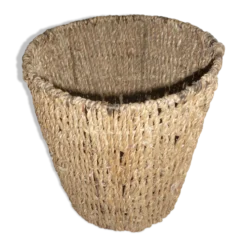 Panier corbeille à papier en corde tressée