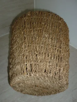 Panier corbeille à papier en corde tressée