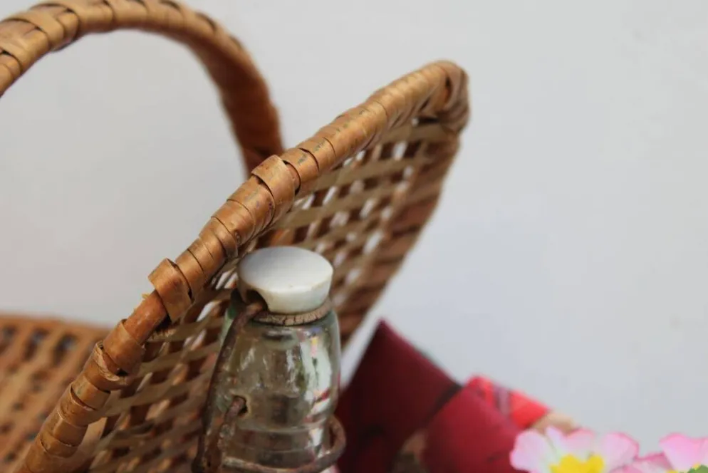 Panier de pique-nique en osier