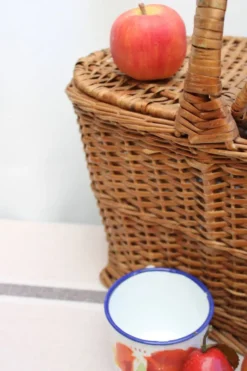 Panier de pique-nique en osier