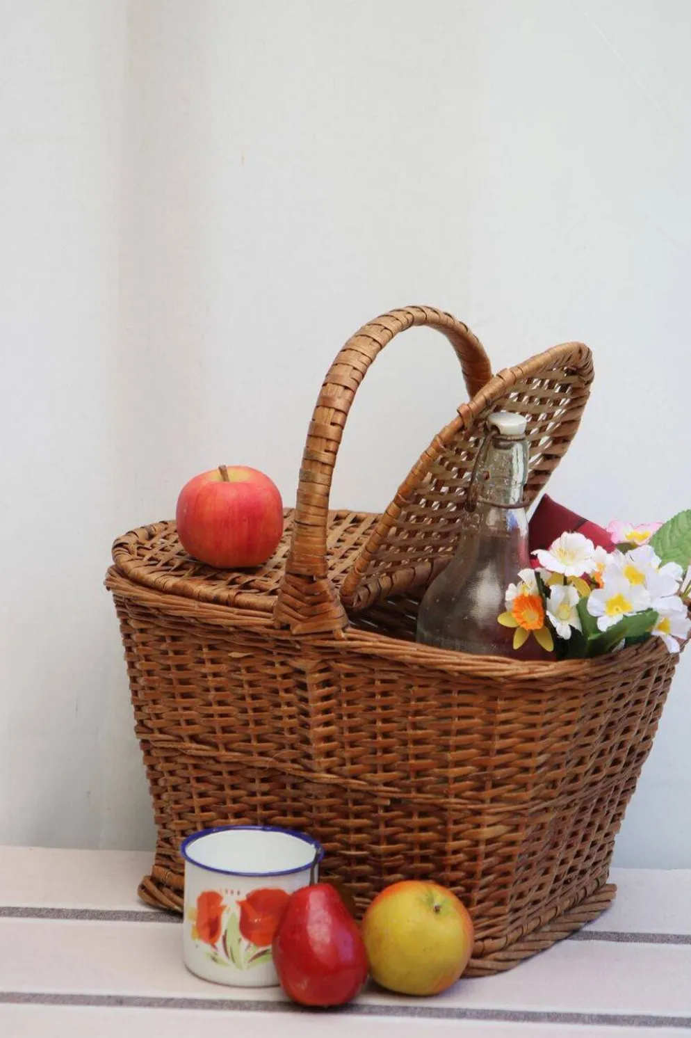 Panier de pique-nique en osier
