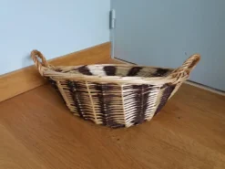 Panier de présentation rond en osier