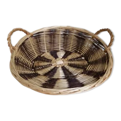 Panier de présentation rond en osier