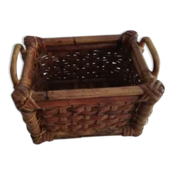 Panier de rangement en bambou
