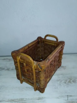 Panier de rangement en bambou