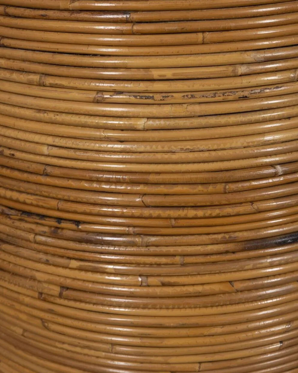 Panier de rangement en bambou au design italien vintage des années 1960