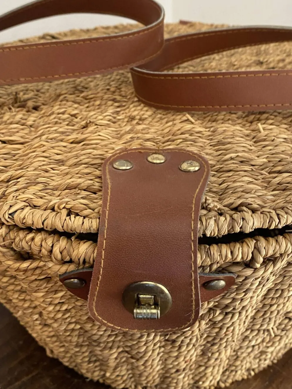 Panier en corde tressée