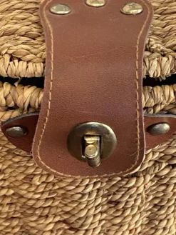 Panier en corde tressée