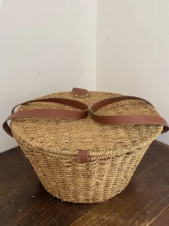 Panier en corde tressée