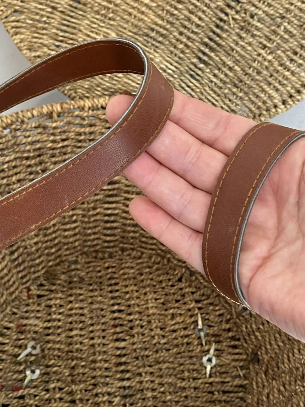 Panier en corde tressée